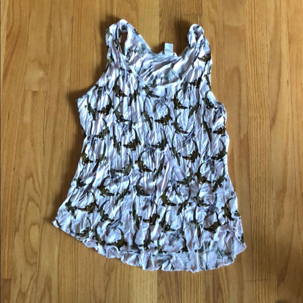 Alligator print tank